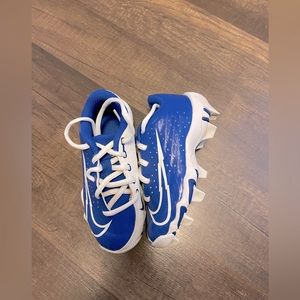 Blue Nike Vapor Baseball Cleats size 10